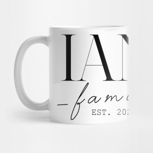 Ian Family EST. 2020, Surname, Ian Mug